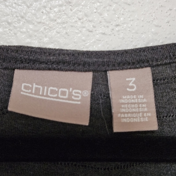 Chico textured top chico size 3 = size large - Picture 6 of 14